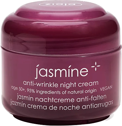 Crème de nuit anti âge au jasmin (50+)